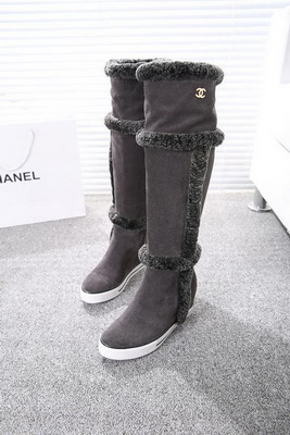 CHANEL Knee-high boots Lined with fur Women--007